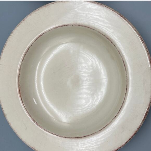 Pier 1 Toscana Ivory Set of 2 Pasta Bowls , Made in Italy, Discontinued - Picture 4 of 8